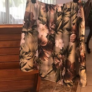 Women’s Bathing Suit Shirt Cover - tropical print